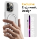 For iPhone 13 Pro Max Liquid Silicone MagSafe Magnetic Phone Case with Ring Holder(White)