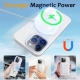 For iPhone 13 Pro Max Liquid Silicone MagSafe Magnetic Phone Case with Ring Holder(White)