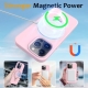 For iPhone 13 Pro Max Liquid Silicone MagSafe Magnetic Phone Case with Ring Holder(Grey Pink)
