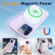 For iPhone 15 Pro Liquid Silicone MagSafe Magnetic Phone Case with Ring Holder(Lilac Purple)