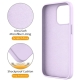 For iPhone 15 Pro Liquid Silicone MagSafe Magnetic Phone Case with Ring Holder(Lilac Purple)