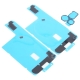 Back Cover Heat Sink Black Sticker with Back Camera Sponge Pads for iPhone 16 Pro Max (10pcs)