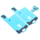 Back Cover Heat Sink Black Sticker with Back Camera Sponge Pads for iPhone 16 Pro Max (10pcs)