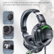 Yesido EK01 Head-mounted RGB Gaming Wired Earphone with Microphone(Black)