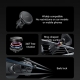 Yesido C252 Car Vent Rotatable Hook Clip Magnetic Bracket Phone Holder(Black)