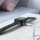Yesido DS18 For Apple Watch Zinc Alloy Watch Charger Mini Strong Magnetic Wireless Charging(Black)