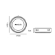 Yesido DS18 For Apple Watch Zinc Alloy Watch Charger Mini Strong Magnetic Wireless Charging(Black)