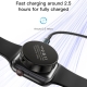 Yesido DS18 For Apple Watch Zinc Alloy Watch Charger Mini Strong Magnetic Wireless Charging(Black)