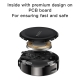Yesido DS19 For Samsung Smart Watch Portable Charger Dual Input Port Magnetic Wireless Charger(Black)
