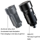 Yesido Y55 With Double Type-C/USB-C Port Line Car Charger QC3.0+PD30W Type-C/USB-C+USB Dual Port Quick Charge(Black)