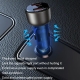 Yesido Y51 36W Dual-channel Fast Charging Zinc Alloy QC3.0 Car Charger(Black)