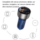 Yesido Y51 36W Dual-channel Fast Charging Zinc Alloy QC3.0 Car Charger(Black)