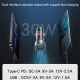Yesido Y49 Car USB3.0 Fast Charger 30W Translucent PD Fast Charging(Black)
