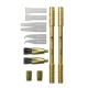 YCS JGB 10 in 1 Mobile PCB Chip Glue Removal Blade Brush Set