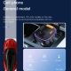 Yesido Y45 Car PD Charger Cigarette Lighter QC Car Charging USB Bluetooth Digital Display FM(Black)