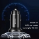 Yesido Y42 PD+QC3.0 Car Charger Cigarette Lighter 42W Fast Charger(Black)
