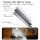 Yesido DS20 Multifunctional LED Desk Lamp Supports 10W Wireless Charging, EU Plug(White)