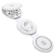 Yesido DS29 5 in 1 Foldable Wireless Fast Charger Station for Phone / Watch / Earphone(White)