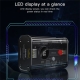 Yesido YP35 10000mAh Fast Charging Power Bank with LED Display Phone Charging Station(Black)