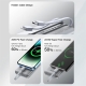Yesido YP48 Compact Size 10000mAh Power Bank Portable Charger with 8-Pin+Type-C Cable
