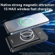 Yesido YP69 Watch / Earphone / Phone Charging Stand 15W Wireless Charger 10000mAh Power Bank(Black)