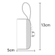 Yesido YP68 5000mAh iPhone Plug Mini Power Bank with Built-In Type-C Cable and Hidden Bracket(Black)