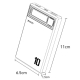 Yesido YP61 Type-C + USB Dual Port 10000mAh 15W Wireless Charging Magnetic Power Bank(Grey)