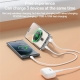 Yesido YP60 Type-C + USB Dual Port 10000mAh Wireless Charging Magnetic Power Bank with Bracket(Gold)