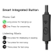 Yesido YH32 3.5mm In-Ear Braided Wired Earphone, Length: 1.2m