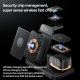 Yesido DS22 5 in 1 Multifunction Clock Wireless Fast Charge Station For iPhone / Apple Watch / AirPods(Black)