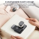 Yesido DS23 5 in 1 Multifunction Clock Wireless Fast Charge Station For Samsung Phone Series / Watch / EarPods(Black)