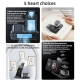 Yesido DS23 5 in 1 Multifunction Clock Wireless Fast Charge Station For Samsung Phone Series / Watch / EarPods(Black)