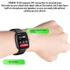 Yesido IO22 Waterproof Smart Watch, 1.83 inch Screen, Support BT Call / Health Monitor(Black)