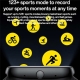 Yesido IO22 Waterproof Smart Watch, 1.83 inch Screen, Support BT Call / Health Monitor(Black)