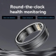 Yesido IO32 Health Monitor Smart Ring, Support Body Temperature / Heart Rate / Blood Pressure / Female Physiological Reminder(Black)
