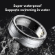 Yesido IO32 Health Monitor Smart Ring, Support Body Temperature / Heart Rate / Blood Pressure / Female Physiological Reminder(Black)