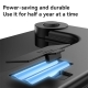 Yesido MG10 Tempered Glass LED Display Digital Scale High Precision Body Weight Scale(Black) (280x280x23.5mm)