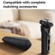 Yesido MG05 Waterproof Electric Shaver Razor with 3 Floating Cutter Heads (Black)