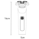 Yesido MG05 Waterproof Electric Shaver Razor with 3 Floating Cutter Heads (Black)