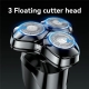 Yesido MG05 Waterproof Electric Shaver Razor with 3 Floating Cutter Heads (Black)