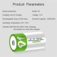 SMARTOOOLS 1Pc D1 12000mWh 1.5V Rechargeable Li-ion Battery Flashlight CNC Machine Battery Replacement