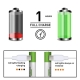 SMARTOOOLS 2Pcs 1.5V 750mWh AAA Rechargeable Li-ion Battery for Remote Control Wireless Mouse Toy