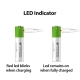 SMARTOOOLS 2Pcs 1.5V 750mWh AAA Rechargeable Li-ion Battery for Remote Control Wireless Mouse Toy