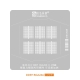 Amaoe 0.25mm GDDR5 / GDDR6 / DDR7 BGA266 Video Memory Chip BGA Reballing Stencil