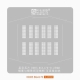 Amaoe 0.25mm GDDR5 / GDDR6 / DDR7 BGA266 Video Memory Chip BGA Reballing Stencil