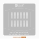 Amaoe 0.25mm GDDR5 / GDDR6 / DDR7 BGA266 Video Memory Chip BGA Reballing Stencil