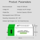 SMARTOOOLS 2Pcs 9V 650mAh Rechargeable Battery Type-C Charging 1.5h Rapid Recharge Lithium-ion Battery