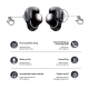 YX42 Ear Clip Wireless Bluetooth 5.4 Headphones Intelligent Touch Screen Support TF Card