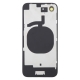 Back Glass With Camera Lens Cover For iPhone 16e - Black