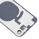 Back Glass With Camera Lens Cover For iPhone 16e - White